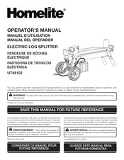 Homelite UT49103 Manual Del Operador