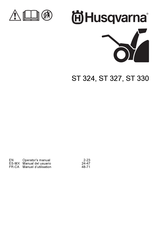Husqvarna ST 327 Manual Del Usuario