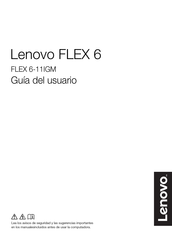 Lenovo FLEX 6 Guia Del Usuario