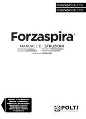 POLTI Forzaspira C110 Manual De Instrucciones