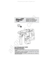 Milwaukee 2605-20 Manual Del Operador