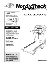 NordicTrack Elite 2500 Manual Del Usuario