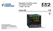 ASCON TECNOLOGIC Q3 Serie Manual De Instrucciones