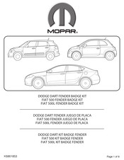 Mopar K6861853 Manual De Instrucciones