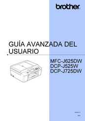 Brother Inicio DCP-J525W Guía Avanzada Del Usuario