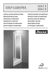 RAVAK SUPERNOVA SDZ2 Instrucciones De Montaje