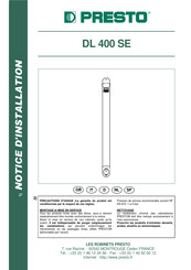 Presto DL 400 SE Instrucciones De Instalación