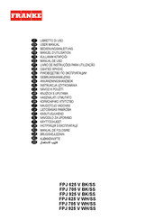 Franke FPJ 625 V BK/SS Manual De Uso