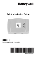 Honeywell RTH111 Serie Guía De Instalación Rápida