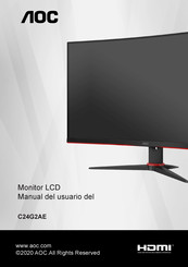 Aoc C24G2AE Manual Del Usuario