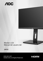 AOC 24P2C Manual Del Usuario