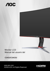 Aoc C24G2 Manual Del Usuario