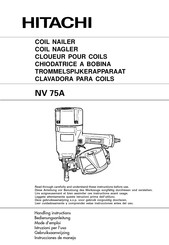 Hitachi NV 75A Instrucciones De Manejo