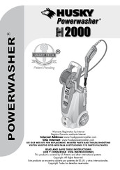 Husky PowerWasher H2000 Manual De Instrucciones