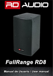 RD AUDIO FullRange RD8 Manual Del Usuario