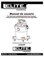 Elite VC0640P Manual De Usuario