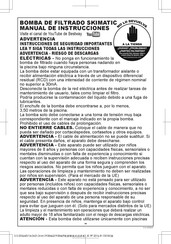 Bestway SKIMATIC 58462 Manual De Instrucciones