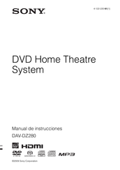 Sony DAV-DZ280 Manual De Instrucciones