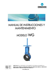 Orbinox WG Manual De Instrucciones Y Mantenimiento