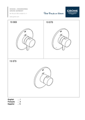 Grohe 19 879 Manual Del Usuario