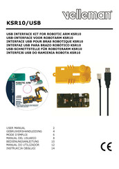 Velleman KSR10/USB Manual Del Usuario