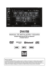 Dual DV615B Manual De Instalación, Usuario