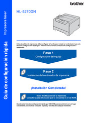 Brother HL-5270DN Guía De Configuración Rápida