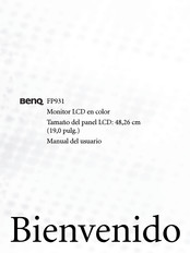 BenQ FP931 Manual Del Usuario