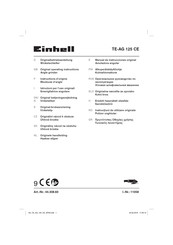 EINHELL TE-AG 125 CE Manual De Instrucciones