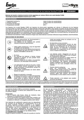 Enersys NexSys CORE Manual De Funcionamiento Y Mantenimiento