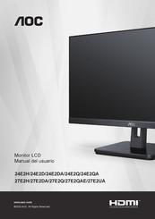 AOC 24E2QA Manual Del Usuario