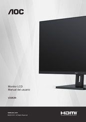 AOC U32E2N Manual Del Usuario