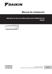 Daikin CTXF25C5V1B Manual De Instalación