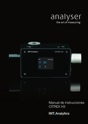 IMT Analytics CITREX H3 Manual De Instrucciones