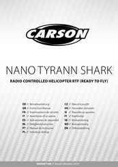 Carson NANO TYRANN SHARK Indicaciones De Seguridad