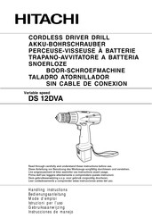 Hitachi DS 12DVA Instrucciones De Manejo