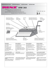 Renz SRW 360 Instrucciones