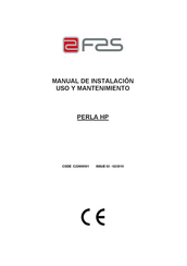 FAS PERLA HP Manual De Instalación, Uso Y Mantenimiento