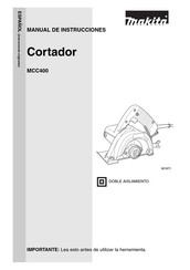 Makita MCC400 Manual De Instrucciones