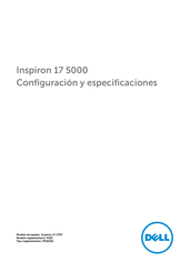 Dell Inspiron 17-5767 Configuración Y Especificaciones