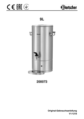 Bartscher 200073 Manual De Instrucciones