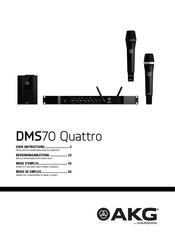 Harman AKG DMS70 Quattro Modo De Empleo