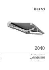 BAT 2040 Manual Para Uso Y Mantenimiento