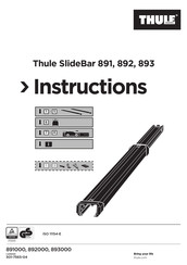 Thule SlideBar 893 Manual Del Usuario