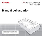 Canon imageFORMULA DR-M1060 Manual Del Usuario