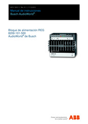 ABB Busch Jaeger AudioWorld 8209-101-500 Manual De Instrucciones