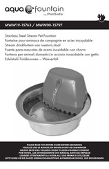 Petsafe Aqua Fountain MWW00-15797 Manual De Instrucciones