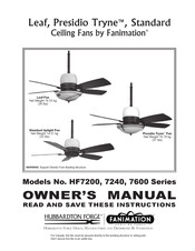 Fanimation HF7600 Serie El Manual Del Propietario