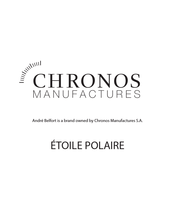 Chronos Manufactures André Belfort 4410 Étoile Polaire Manual De Instrucciones Y Garantía