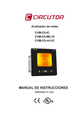 Circutor CVM-C5-MC-IC Manual De Instrucciones